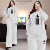 LADIES COTTON TERRY FLEECE FULL SLEEVE ROUND NECK