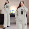 LADIES COTTON TERRY FLEECE FULL SLEEVE ROUND NECK
