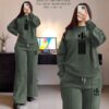 LADIES COTTON TERRY FLEECE FULL SLEEVE ROUND NECK