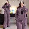 LADIES COTTON TERRY FLEECE FULL SLEEVE ROUND NECK