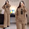 LADIES COTTON TERRY FLEECE FULL SLEEVE ROUND NECK