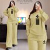 LADIES COTTON TERRY FLEECE FULL SLEEVE ROUND NECK