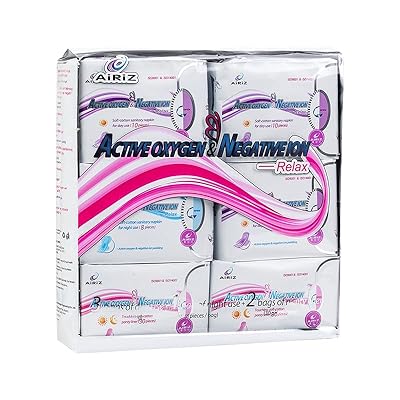 AiRiZ-Active Oxygen and Negative Ion Sanitary Napkin